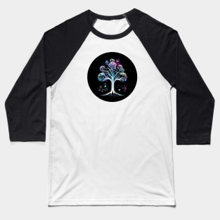 Neon Tranquility Nature Top Baseball T-Shirt